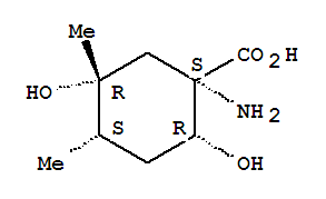 Cyclohexanecarboxylic acid,1-amino-2,5-dihydroxy-4,5-dimethyl-,(1r,2s,4r,5s)-rel-(9ci)Structure,367507-83-3Structure Cyclohexanecarboxylic acid,1-amino-2,5-dihydroxy-4,5-dimethyl-,(1r,2s,4r,5s)-rel-(9ci) Structure,367507-83-3Structure