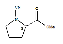 (9Ci)-1-氰基-l-脯氨酸甲酯結(jié)構(gòu)式_367906-51-2結(jié)構(gòu)式