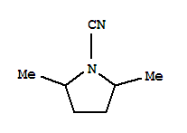 1-Pyrrolidinecarbonitrile,2,5-dimethyl-(9ci)Structure,367906-65-8Structure 1-Pyrrolidinecarbonitrile,2,5-dimethyl-(9ci) Structure,367906-65-8Structure