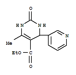 5-Pyrimidinecarboxylicacid,1,2,3,4-tetrahydro-6-methyl-2-oxo-4-(3-pyridinyl)-,ethylester(9ci)Structure,367908-21-2Structure 5-Pyrimidinecarboxylicacid,1,2,3,4-tetrahydro-6-methyl-2-oxo-4-(3-pyridinyl)-,ethylester(9ci) Structure,367908-21-2Structure