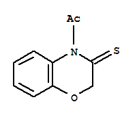 (9Ci)-4-乙?；?2H-1,4-苯并噁嗪-3(4H)-硫酮結(jié)構(gòu)式_369649-81-0結(jié)構(gòu)式