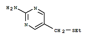 2-Pyrimidinamine, 5-[(ethylthio)methyl]-(9ci) Structure,37795-59-8Structure