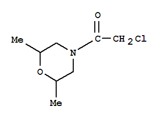2-Chloro-1-(2,6-dimethyl-morpholin-4-yl)-ethanoneStructure,379254-90-7Structure 2-Chloro-1-(2,6-dimethyl-morpholin-4-yl)-ethanone Structure,379254-90-7Structure