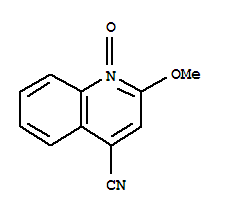 4-Quinolinecarbonitrile,2-methoxy-,1-oxideStructure,379722-76-6Structure 4-Quinolinecarbonitrile,2-methoxy-,1-oxide Structure,379722-76-6Structure