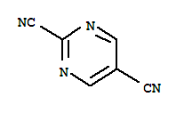 2,5-嘧啶二甲腈 (9ci)結構式_38275-58-0結構式