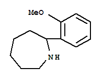 2-(2-甲氧基苯基)-氮雜烷結(jié)構(gòu)式_383129-03-1結(jié)構(gòu)式