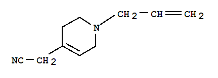 4-Pyridineacetonitrile,1,2,3,6-tetrahydro-1-(2-propenyl)-(9ci)Structure,383193-65-5Structure 4-Pyridineacetonitrile,1,2,3,6-tetrahydro-1-(2-propenyl)-(9ci) Structure,383193-65-5Structure
