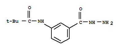 (9ci)-3-[(2,2-二甲基-1-氧代丙基)氨基]-,肼苯甲酸結(jié)構(gòu)式_384824-87-7結(jié)構(gòu)式