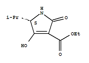 1H-pyrrole-3-carboxylic acid,2,5-dihydro-4-hydroxy-5-(1-methylethyl)-2-oxo-,ethyl ester,(5s)-(9ci)Structure,386758-76-5Structure 1H-pyrrole-3-carboxylic acid,2,5-dihydro-4-hydroxy-5-(1-methylethyl)-2-oxo-,ethyl ester,(5s)-(9ci) Structure,386758-76-5Structure