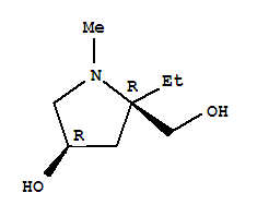 2-Pyrrolidinemethanol ,2-ethyl-4-hydroxy-1-methyl-,(2r,4r)-(9ci)Structure,386766-72-9Structure 2-Pyrrolidinemethanol ,2-ethyl-4-hydroxy-1-methyl-,(2r,4r)-(9ci) Structure,386766-72-9Structure