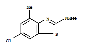 2-Benzothiazolamine,6-chloro-n,4-dimethyl-(9ci)Structure,38705-70-3Structure 2-Benzothiazolamine,6-chloro-n,4-dimethyl-(9ci) Structure,38705-70-3Structure