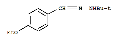 (9ci)-4-乙氧基-,(1,1-二甲基乙基)肼酮苯甲醛結構式_389609-98-7結構式