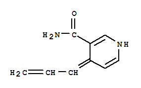 (9ci)-1,4-二氫-4-(2-丙烯基)-3-吡啶羧酰胺結構式_389795-76-0結構式
