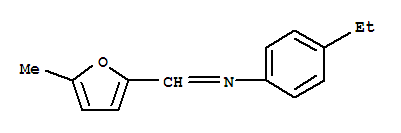(9ci)-4-乙基-n-[(5-甲基-2-呋喃)亞甲基]-苯胺結(jié)構(gòu)式_391609-27-1結(jié)構(gòu)式