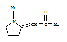 2-Propanone, 1-(1-methyl-2-pyrrolidinylidene)-(9ci)Structure,39178-30-8Structure 2-Propanone, 1-(1-methyl-2-pyrrolidinylidene)-(9ci) Structure,39178-30-8Structure