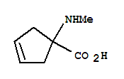 3-Cyclopentene-1-carboxylicacid,1-(methylamino)-(9ci)Structure,39186-12-4Structure 3-Cyclopentene-1-carboxylicacid,1-(methylamino)-(9ci) Structure,39186-12-4Structure
