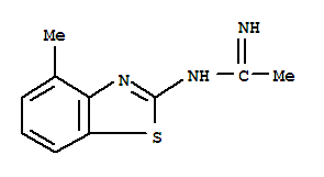 Ethanimidamide,n-(4-methyl-2-benzothiazolyl)-(9ci)Structure,395065-72-2Structure Ethanimidamide,n-(4-methyl-2-benzothiazolyl)-(9ci) Structure,395065-72-2Structure