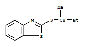 Benzothiazole, 2-[(1-methylpropyl)thio]-(9ci) Structure,39543-14-1Structure