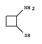 Cyclobutanethiol, 2-amino-(9ci) Structure,39647-83-1Structure