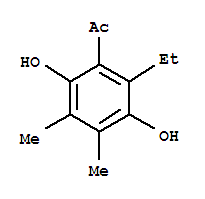 Ethanone,1-(2-ethyl-3,6-dihydroxy-4,5-dimethylphenyl)-(9ci)Structure,396639-83-1Structure Ethanone,1-(2-ethyl-3,6-dihydroxy-4,5-dimethylphenyl)-(9ci) Structure,396639-83-1Structure
