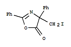 5(4H)-oxazolone,4-(iodomethyl)-2,4-diphenyl-Structure,397330-30-2Structure 5(4H)-oxazolone,4-(iodomethyl)-2,4-diphenyl- Structure,397330-30-2Structure