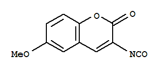 (9ci)-3-異氰?；?6-甲氧基-2H-1-苯并吡喃-2-酮結(jié)構(gòu)式_397876-62-9結(jié)構(gòu)式