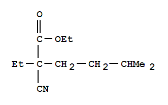 Ethyl 2-cyano-2-ethyl-5-methylhexanoateStructure,399556-78-6Structure Ethyl 2-cyano-2-ethyl-5-methylhexanoate Structure,399556-78-6Structure