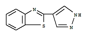 Benzothiazole, 2-(1h-pyrazol-4-yl)-(9ci)Structure,40142-85-6Structure Benzothiazole, 2-(1h-pyrazol-4-yl)-(9ci) Structure,40142-85-6Structure
