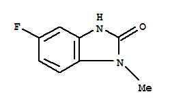 (9ci)-5-氟-1,3-二氫-1-甲基-2H-苯并咪唑-2-酮結(jié)構(gòu)式_401567-11-1結(jié)構(gòu)式