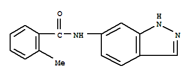 Benzamide, n-1h-indazol-6-yl-2-methyl-(9ci)Structure,401591-07-9Structure Benzamide, n-1h-indazol-6-yl-2-methyl-(9ci) Structure,401591-07-9Structure
