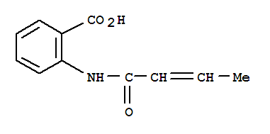 Benzoic acid, 2-[(1-oxo-2-butenyl)amino]-(9ci) Structure,402582-62-1Structure