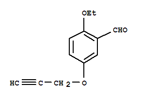 Benzaldehyde, 2-ethoxy-5-(2-propynyloxy)-(9ci)Structure,403507-41-5Structure Benzaldehyde, 2-ethoxy-5-(2-propynyloxy)-(9ci) Structure,403507-41-5Structure