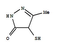 3H-pyrazol-3-one,2,4-dihydro-4-mercapto-5-methyl-(9ci)Structure,403641-97-4Structure 3H-pyrazol-3-one,2,4-dihydro-4-mercapto-5-methyl-(9ci) Structure,403641-97-4Structure