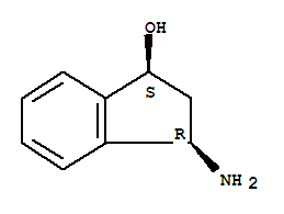 (1r,3s)-rel-(9ci)-3-氨基-2,3-二氫-1H-茚-1-醇結(jié)構(gòu)式_403672-03-7結(jié)構(gòu)式