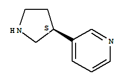 Pyridine, 3-(3s)-3-pyrrolidinyl-(9ci)Structure,404892-27-9Structure Pyridine, 3-(3s)-3-pyrrolidinyl-(9ci) Structure,404892-27-9Structure