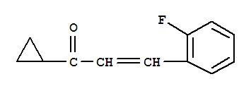 2-Propen-1-one,1-cyclopropyl-3-(2-fluorophenyl)-(9ci)Structure,404916-61-6Structure 2-Propen-1-one,1-cyclopropyl-3-(2-fluorophenyl)-(9ci) Structure,404916-61-6Structure
