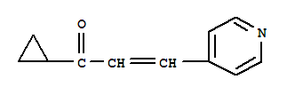 2-Propen-1-one,1-cyclopropyl-3-(4-pyridinyl)-(9ci)Structure,404916-67-2Structure 2-Propen-1-one,1-cyclopropyl-3-(4-pyridinyl)-(9ci) Structure,404916-67-2Structure