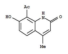 2(1H)-quinolinone, 8-acetyl-7-hydroxy-4-methyl-(9ci)Structure,406699-89-6Structure 2(1H)-quinolinone, 8-acetyl-7-hydroxy-4-methyl-(9ci) Structure,406699-89-6Structure