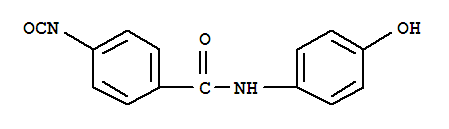 Benzamide, n-(4-hydroxyphenyl)-4-isocyanato-(9ci)Structure,406708-87-0Structure Benzamide, n-(4-hydroxyphenyl)-4-isocyanato-(9ci) Structure,406708-87-0Structure