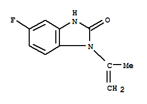 (9ci)-5-氟-1,3-二氫-1-(1-甲基乙烯)-2H-苯并咪唑-2-酮結(jié)構(gòu)式_406945-10-6結(jié)構(gòu)式