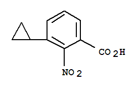 Benzoic acid, 3-cyclopropyl-2-nitro-(9ci)Structure,408359-61-5Structure Benzoic acid, 3-cyclopropyl-2-nitro-(9ci) Structure,408359-61-5Structure