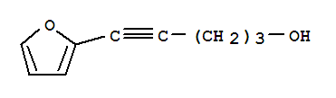 (9ci)-5-(2-呋喃)-4-戊炔-1-醇結(jié)構(gòu)式_408492-32-0結(jié)構(gòu)式
