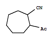 Cycloheptanecarbonitrile, 2-acetyl-(9ci) Structure,408535-87-5Structure