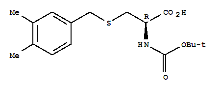 Boc-s-3,4-dimethylbenzyl-l-cysteineStructure,41117-66-2Structure Boc-s-3,4-dimethylbenzyl-l-cysteine Structure,41117-66-2Structure