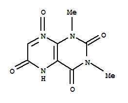  1,5-二氫-1,3-二甲基-, 8-氧化物2,4,6(3H)-蝶啶三酮結(jié)構(gòu)式_411237-07-5結(jié)構(gòu)式