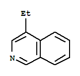 Isoquinoline, 4-ethyl-(6ci,9ci)Structure,41219-10-7Structure Isoquinoline, 4-ethyl-(6ci,9ci) Structure,41219-10-7Structure