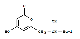 (9ci)-4-羥基-6-(2-羥基-4-甲基戊基)-2H-吡喃-2-酮結(jié)構(gòu)式_412277-32-8結(jié)構(gòu)式