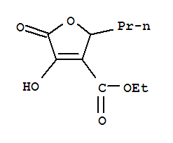 (9ci)-2,5-二氫-4-羥基-5-氧代-2-丙基-3-呋喃羧酸乙酯結構式_412299-21-9結構式