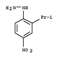 (9ci)-[2-(1-甲基乙基)-4-硝基苯基]-肼結構式_412925-83-8結構式