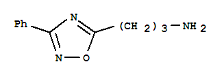 3-苯基-1,2,4-噁二唑-5-丙胺結(jié)構(gòu)式_41470-96-6結(jié)構(gòu)式